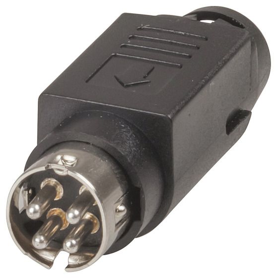 Jaycar 4 Pin Mini DIN Plug