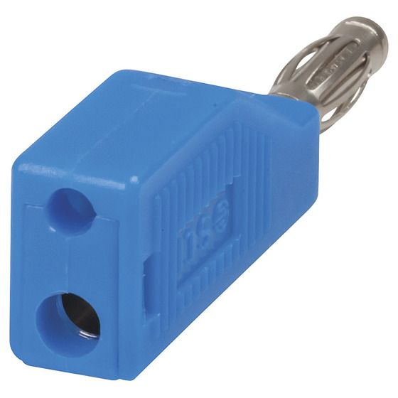 Jaycar Blue Banana Plug – Piggy Back Style | Match Your Binding Posts