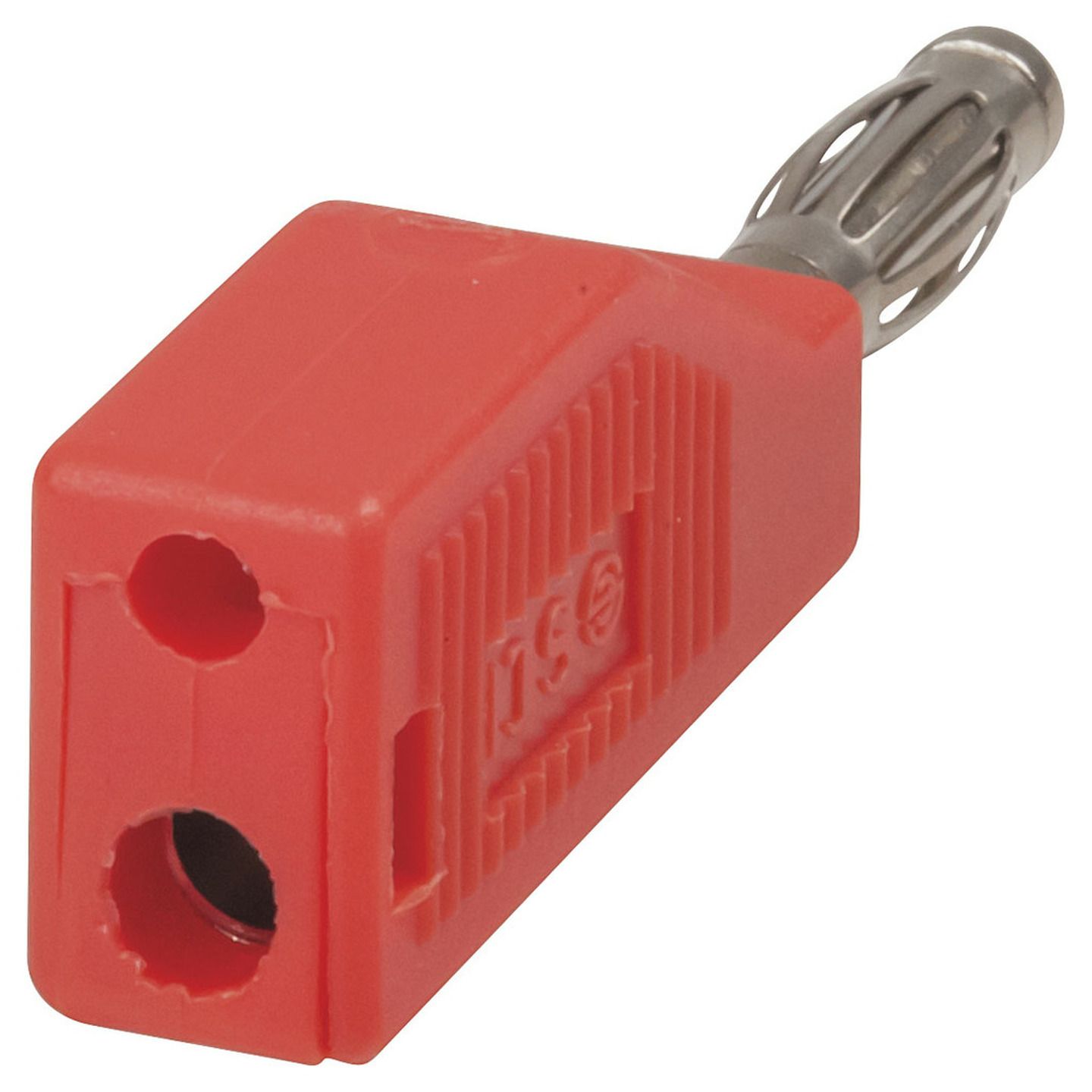 Red Quality Banana Plug - Piggy Back