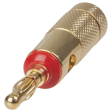 Red Gold Banana Plug