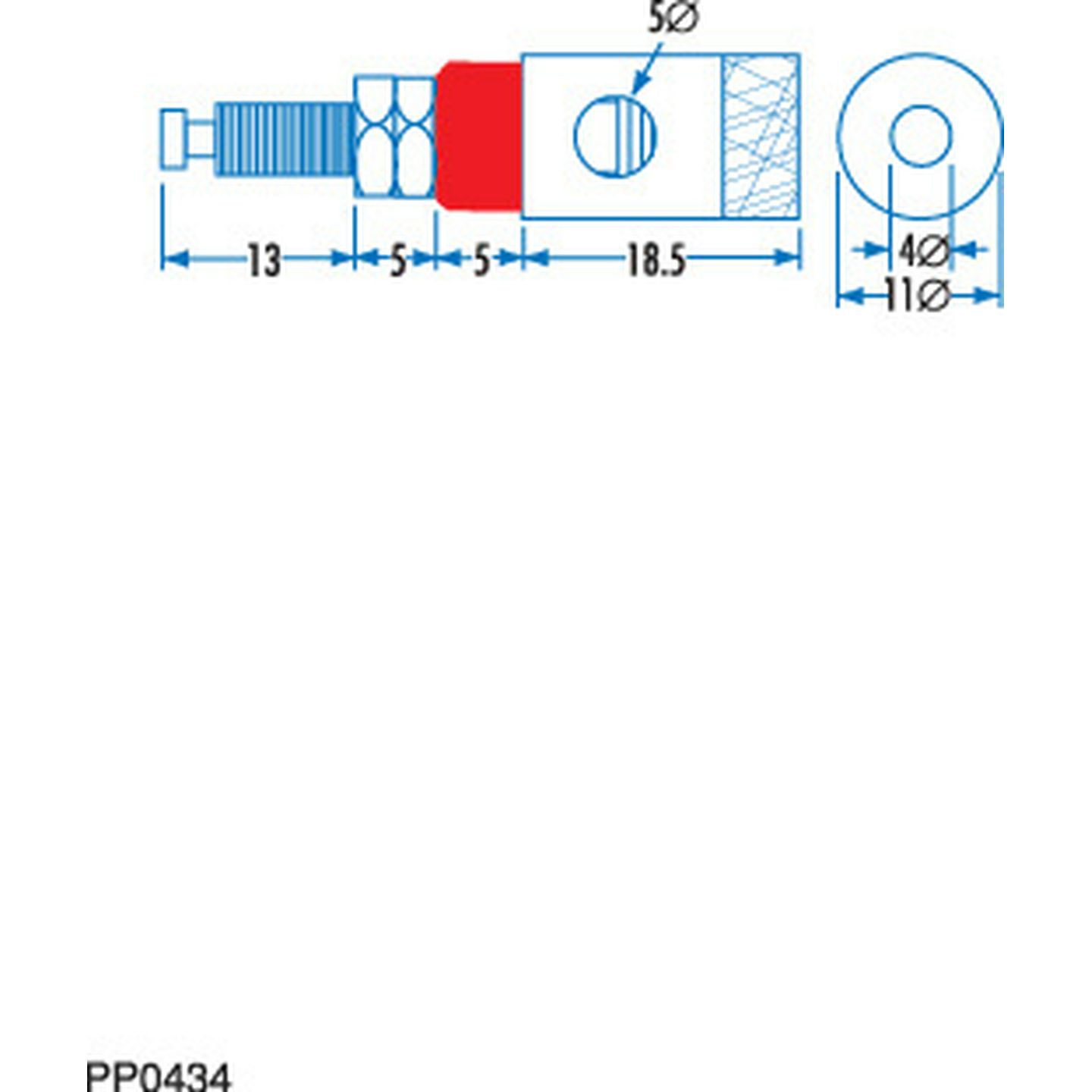 Red Gold Binding Post