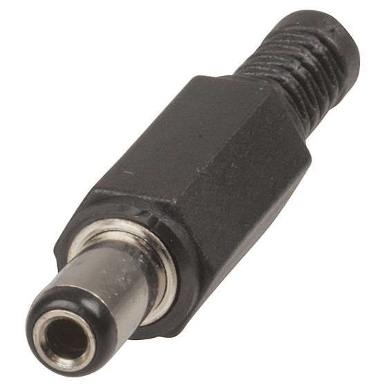 Jaycar 2.5mm DC Power Line Connector – 10mm Shaft, 2-Pole Cable Terminal