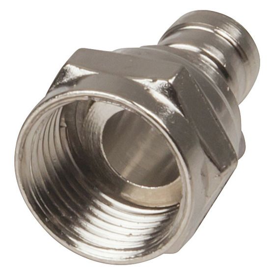 F59 Coax Plug for RG-6 Cable | Crimp Ring | Jaycar