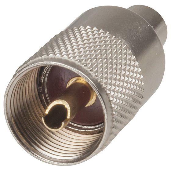 JAYCAR PL259 Plug with Reducer for RG58C/U Cable – 2-Way Radio Connector