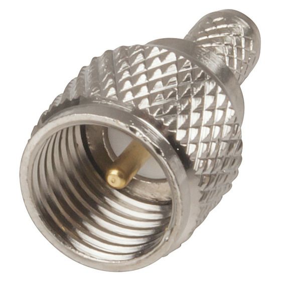 Jaycar Mini UHF Male Crimp Plug – Suits RG58U Cable