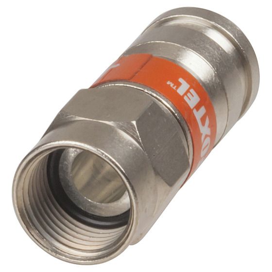 Kingray KCONF6L F-59 Compression Plug – Foxtel Approved, Waterproof, for RG6 Quad-Shield Cable