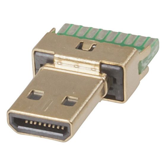 Jaycar PCB Mount Micro HDMI Plug – Gold Plated, Up to 5Gbps