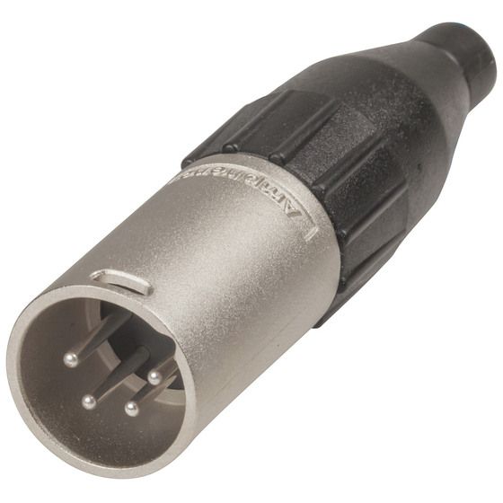 4 PIN LINE MALE XLR STYPE CONNECTOR