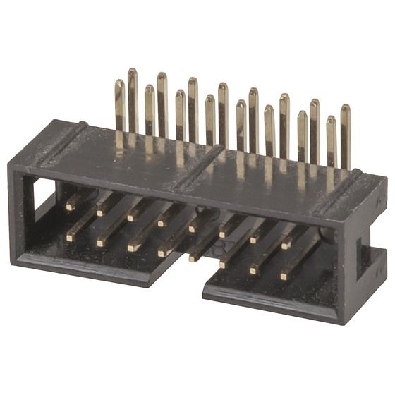 Jaycar 16 Pin IDC Right Angle Header – PCB Mounting Connector