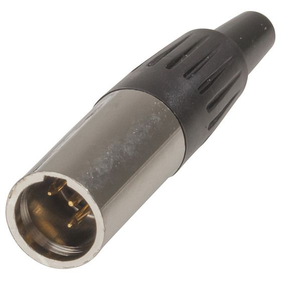 Jaycar 4-Pin Line Male Mini XLR Style Connector