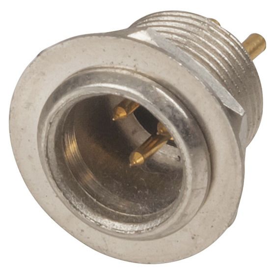 3 PIN CHASSIS MALE MINI XLR STYLE CONNECTOR