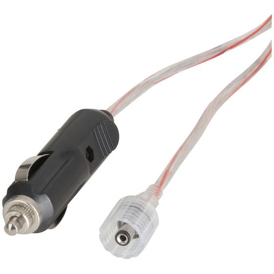 Jaycar 12V Power Cable – IP67 2.1mm DC Plug, Cigarette Lighter Lead, 2A
