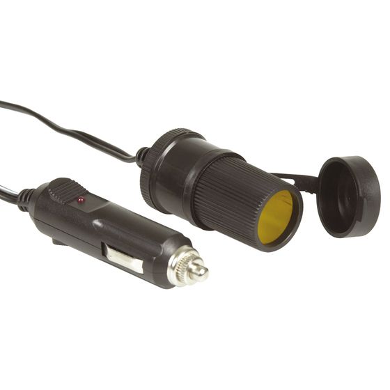 Cigarette Lighter Extension Cable – 3m, 10A with Dust Cover