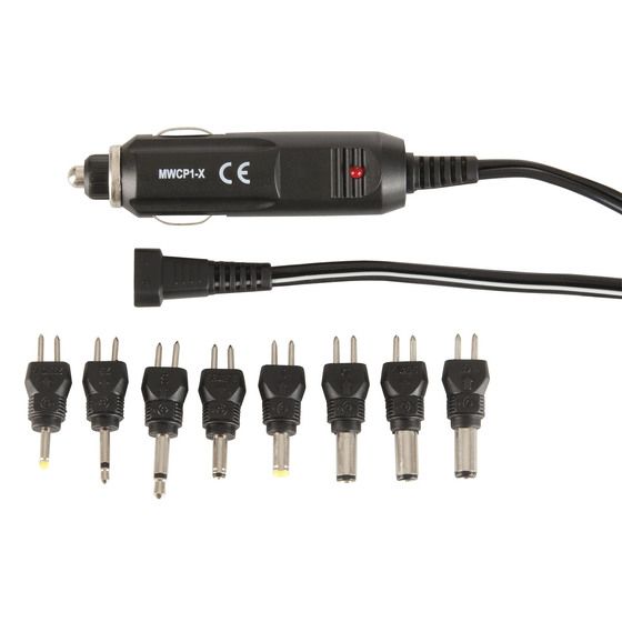 Jaycar Cigarette Lighter Adaptor Cable – 8 DC Plugs, LED Indicator, 1.8m