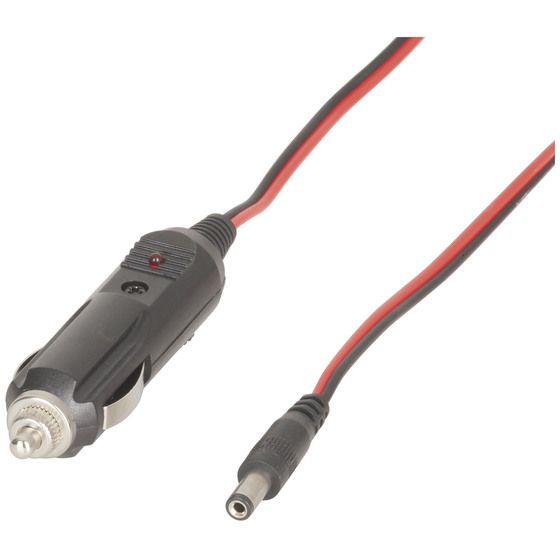 Fused Cigarette Lighter Plug to 2.1mm DC Plug | Jaycar PP2008