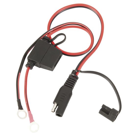 SAE Plug to Battery Terminal Fused Cable with 7.5A Fuse | Jaycar PP2012