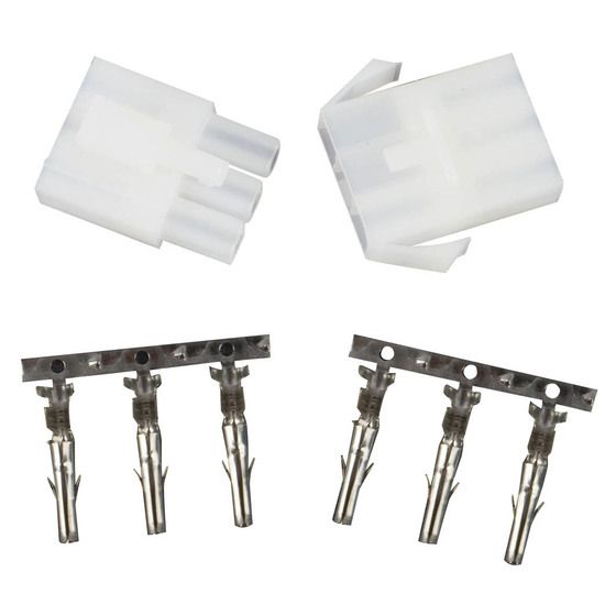 Jaycar 3-Pin Multi Pin Plug & Socket Assembly – Molex 250 Series Compatible (PP2022)