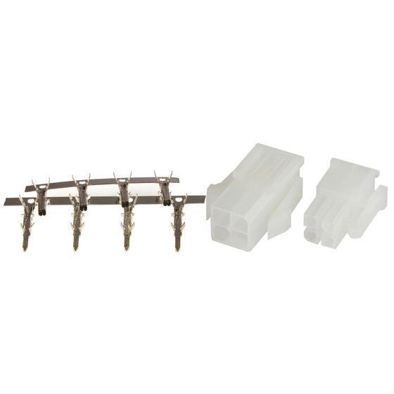 4 Pin Mini Molex Plug & Socket – 10×10mm (4 Male + 4 Female Pins)