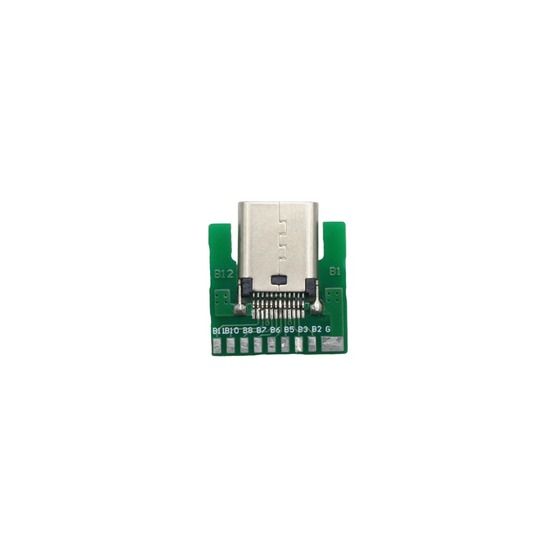 USB TYPE C SOCKET - SMT INLINE BREAKOUT BOARD