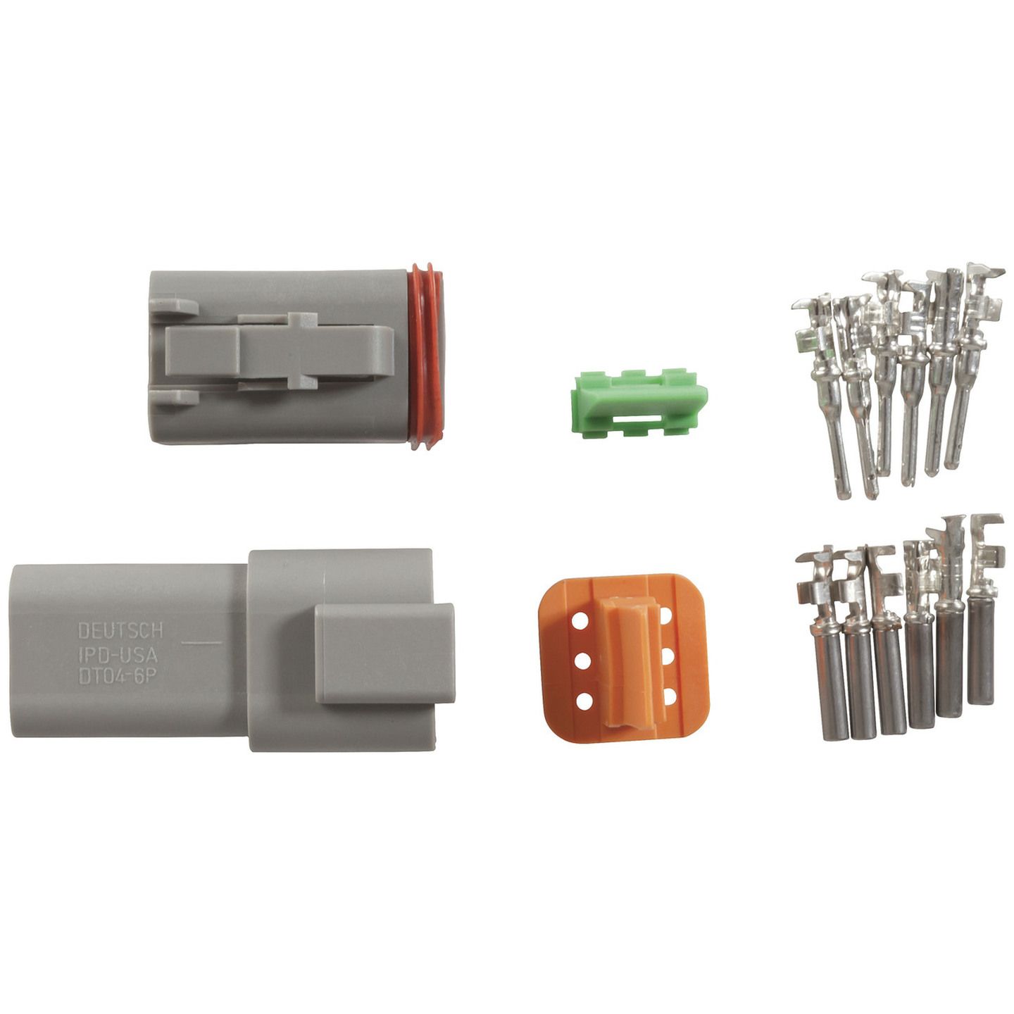 6-Way Weatherproof Deutsch Connector Set