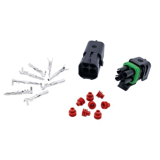 AUTOMOTIVE WATERPROOF FS PLUG AND SOCKET SET - 4 WAY