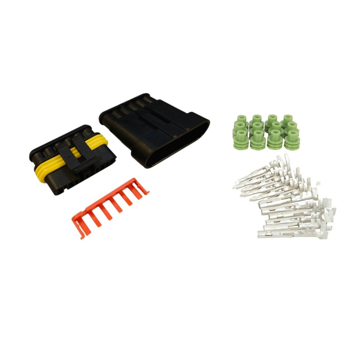Automotive Waterproof FS Plug and Socket Set - 6 Way