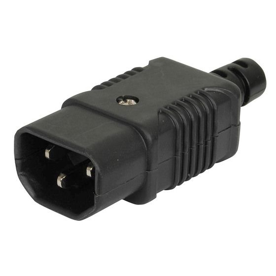 IEC LINE MALE POWER PLUG