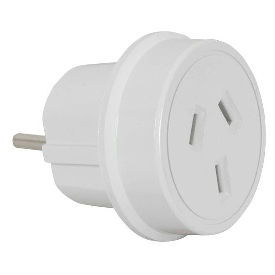 Jaycar International Travel Adaptor – Europe, Bali & More (Australian Plug to European Outlet)