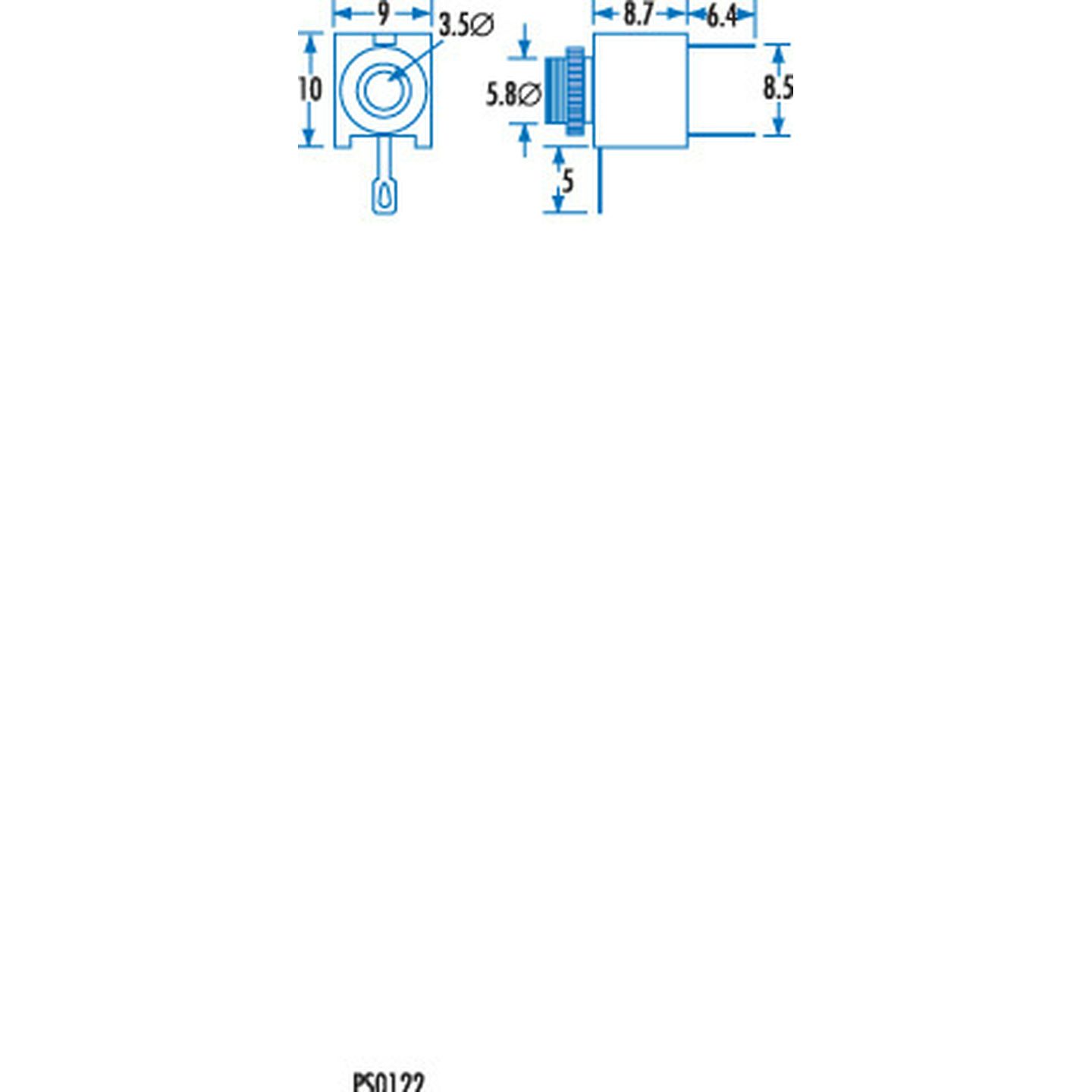 3.5mm Enclosed Socket