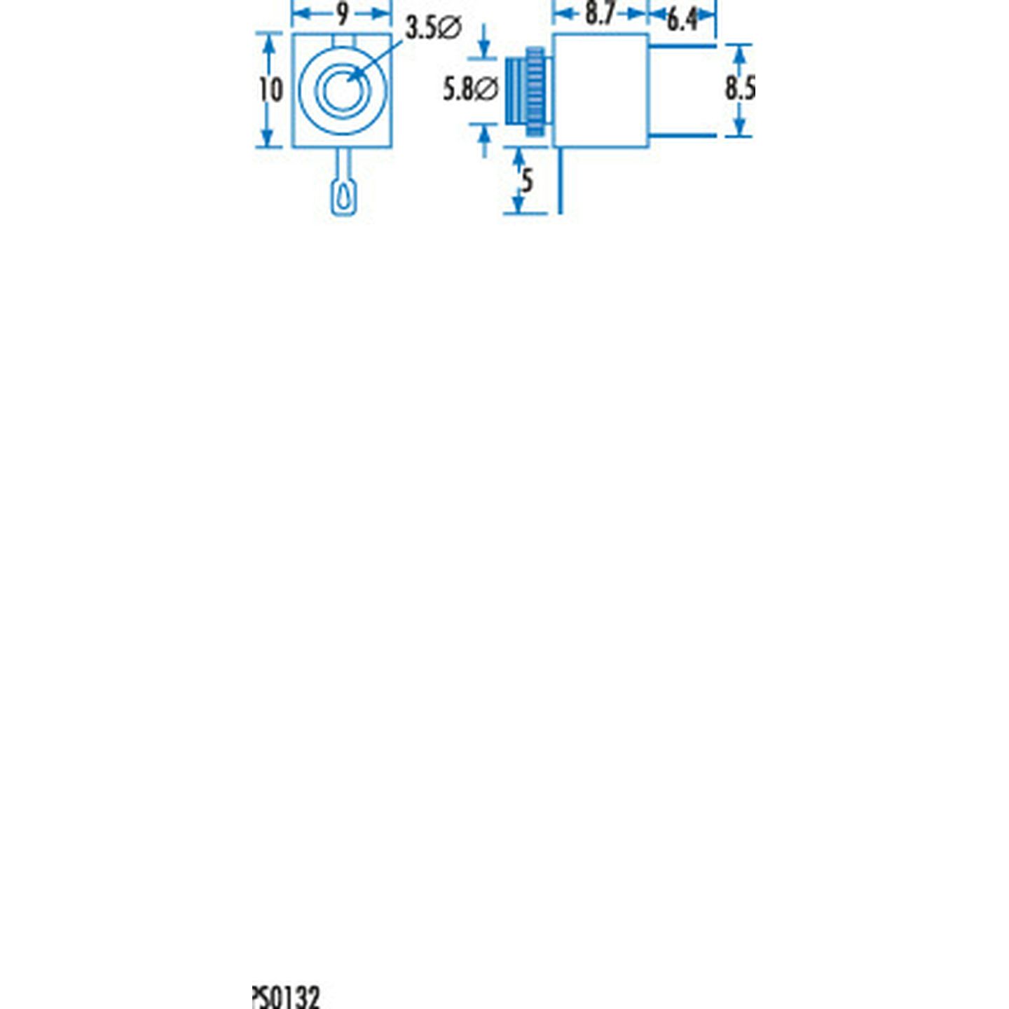 3.5mm Stereo Chassis Socket