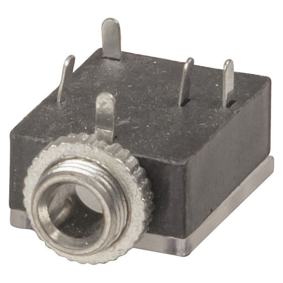 Jaycar 3.5mm Stereo Switched PCB Socket (PS0133)