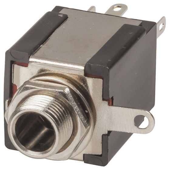 6.5MM STEREO ENCLOSED SWITCHED DPDT SOCKET