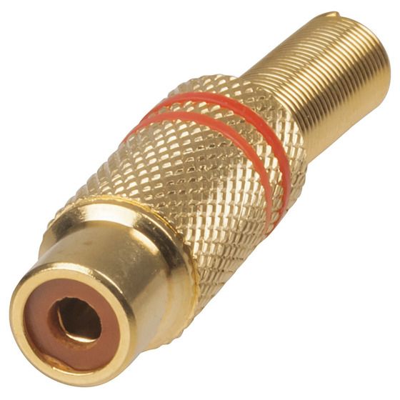 Jaycar RCA Gold Line Socket with Spring (PS0272)