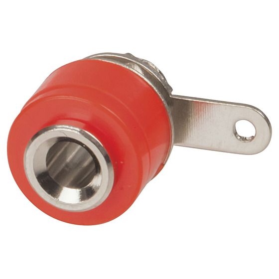 JAYCAR Red 4mm Panel Mount Socket – Banana Plug Compatible