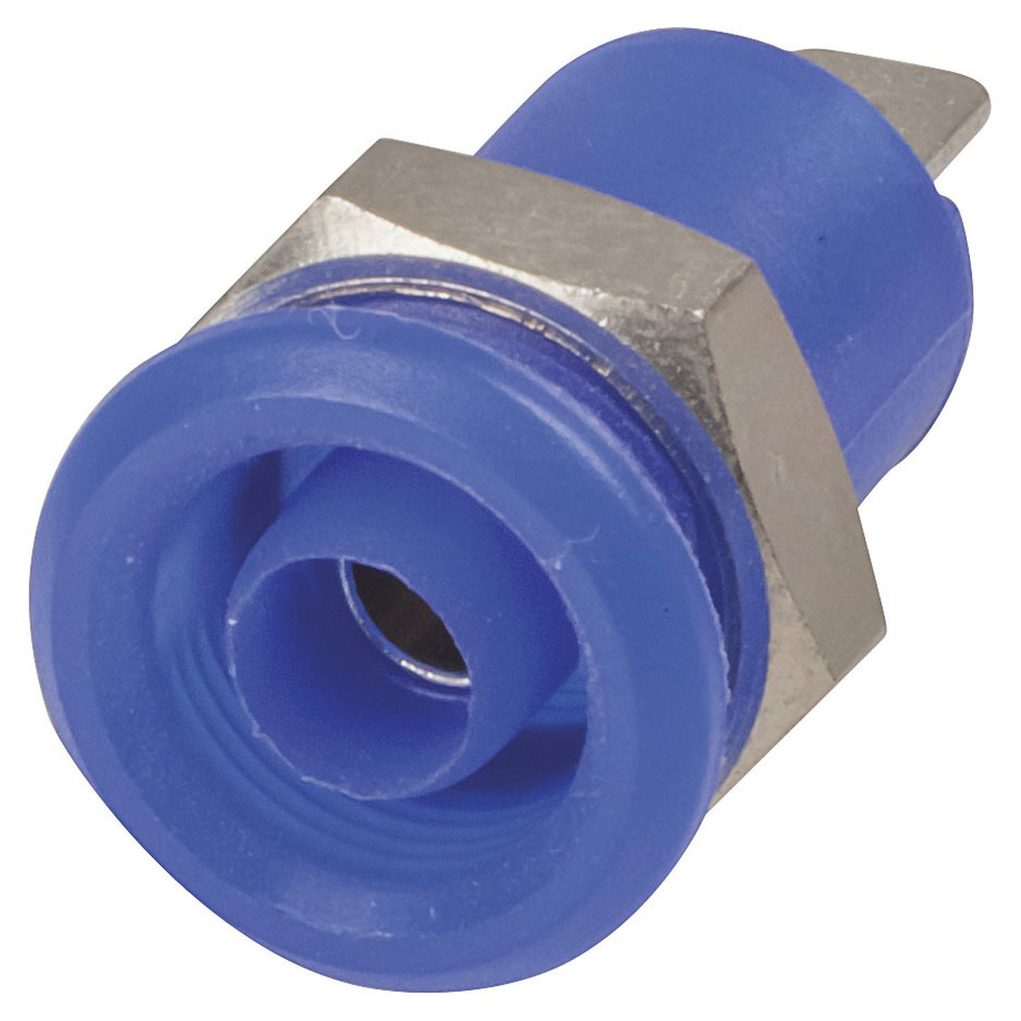 4mm Panel Mount Banana Socket Blue