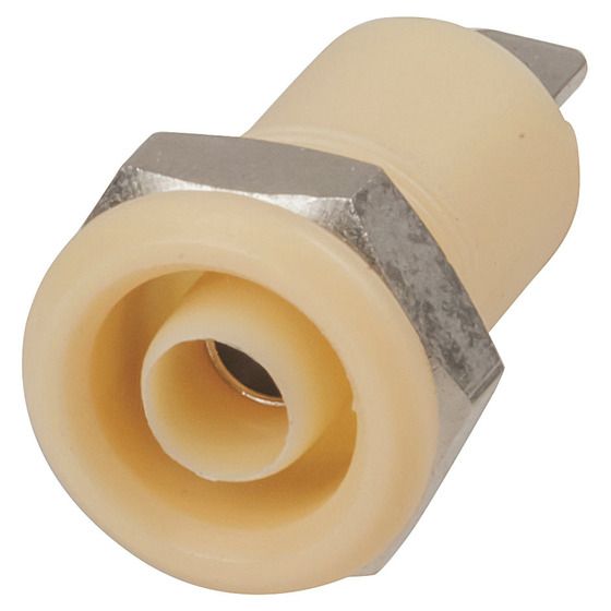 Jaycar 4mm Panel Mount Banana Socket – Yellow (PS0424)