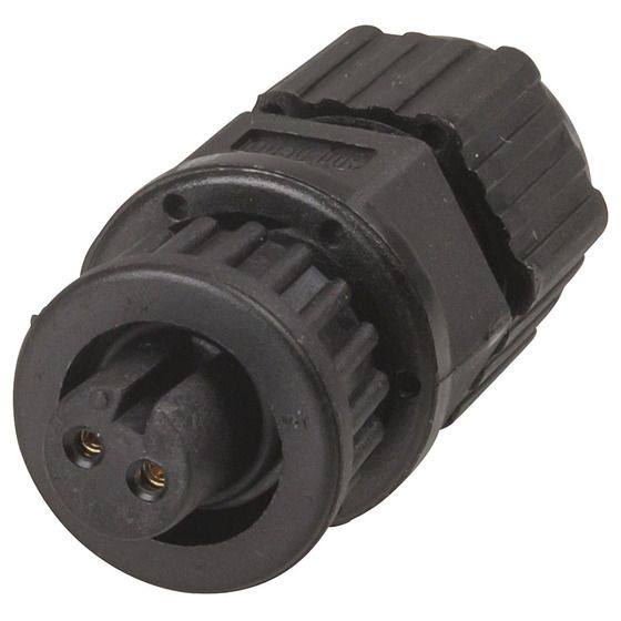 IP67 HARSH ENVIRONMENT CIRCULAR SOCKETS- 2 PIN LINE SOCKET
