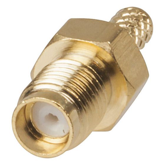 SMA Reverse Line Socket – Nickel Plated | JAYCAR