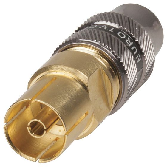 Jaycar 75 Ohm Gold Plated PAL Socket for TV & FM Antenna Installations