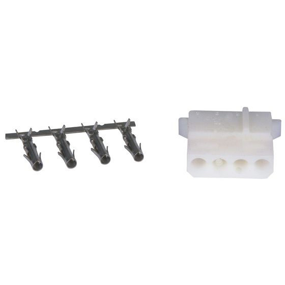 Jaycar Disk Drive Power Connector Socket – Crimp Pin