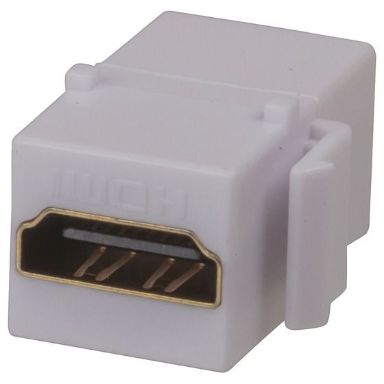 Jaycar Keystone Insert HDMI 2.0 – White (PS0771)