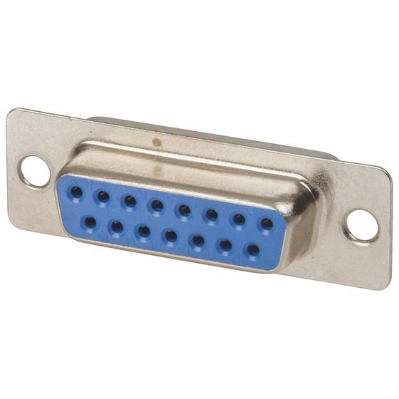 Jaycar DB15 Female Solder Connector – 15-Pin D15 Socket