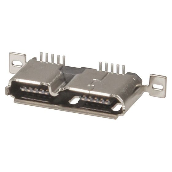 Micro USB 3.0 Type-B PCB Mount Socket | JAYCAR