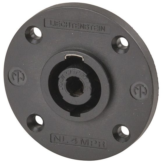 PANEL MOUNT 4 POLE NEUTRIK SOCKET CONNECTOR