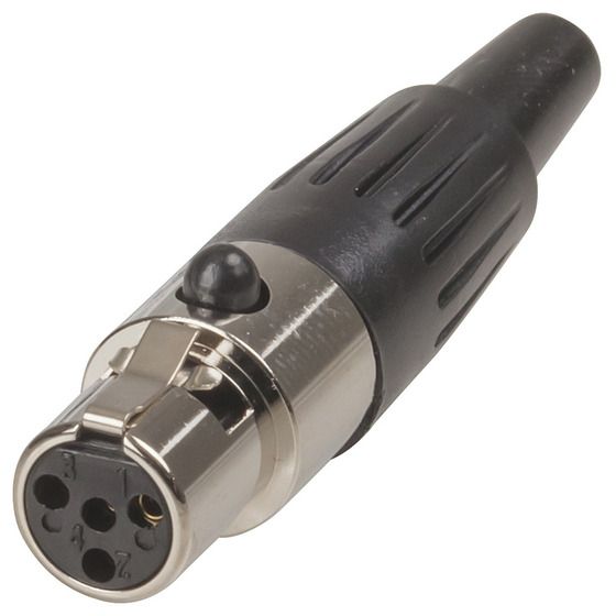 JAYCAR 4-Pin Line Female Mini XLR-Style Connector