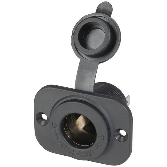MARINE GRADE 10A LIGHTER SOCKET - PANEL MOUNT