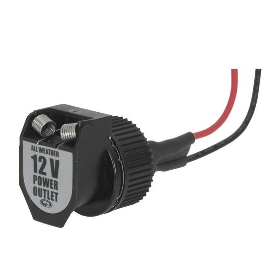Weatherproof Cigarette Lighter Socket 15A | 12V Marine Caravan 4WD | JAYCAR