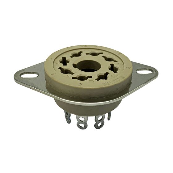 Jaycar 8-Pin Valve Socket with Moulded Key | Above or Below Chassis Mount
