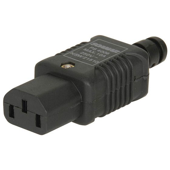 JAYCAR IEC320 240V Female Line Power Socket – Safety Approved NSW21510