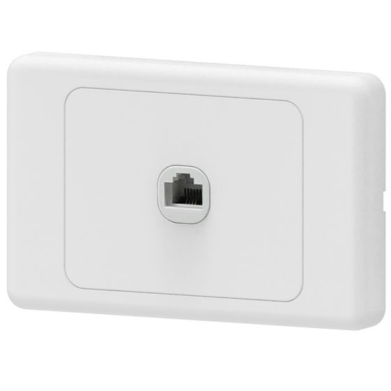 Jaycar Mains 1G Data Socket – Single RJ45 Gigabit Ethernet, Cat5e/Cat6 Compatible